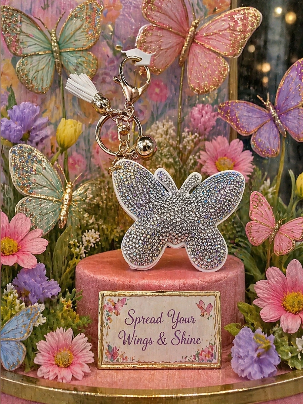 Butterfly Keychain/Bag Charm
